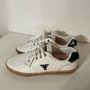 Fallen The Goat Leather Sneakers in White NWT